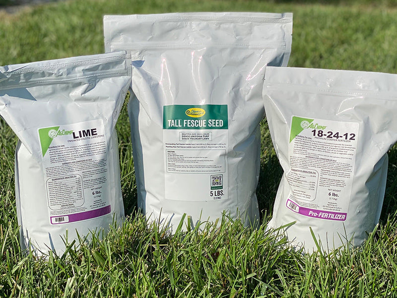 Tall Fescue Seeding Package 5 (covers 1,000 sq. ft.)