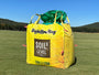 Level Mix BigYellowBag 1 cubic yard of sand and compost for leveling lawns